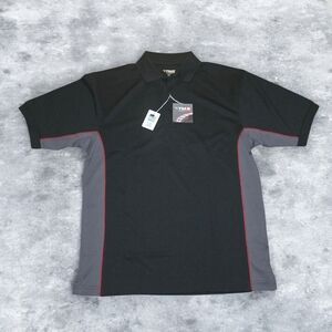 Black and Gray Men's Polo Shirt